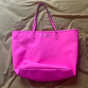 NEON pink tote bag